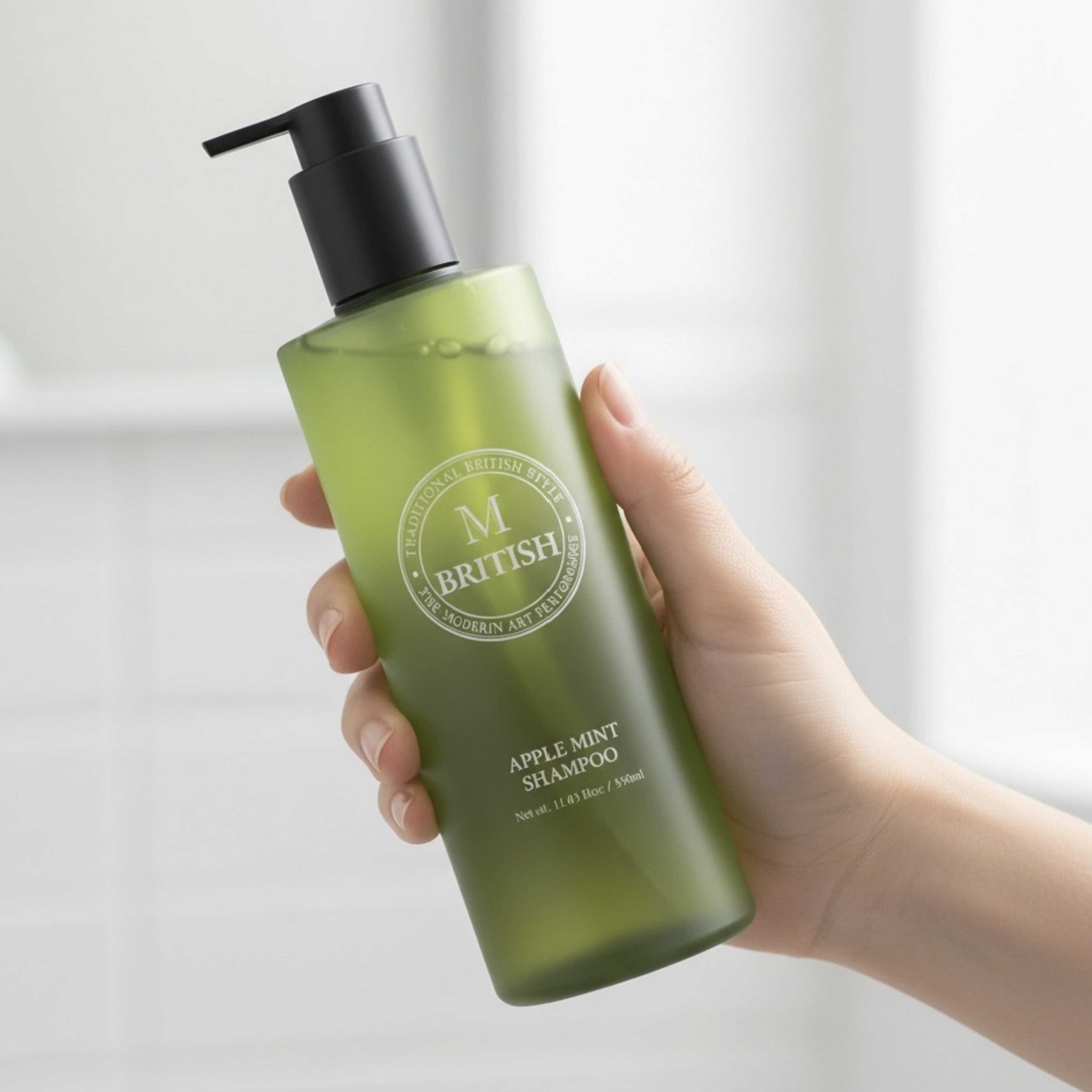 British M -Applemint shampoo